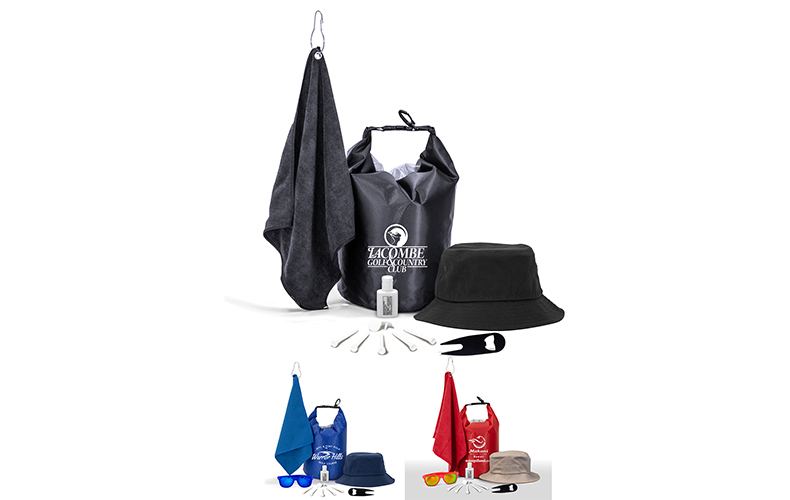 14 Piece Golf Kit in Deluxe Dry Bag 14 Piece Golf Kit in Deluxe Dry Bag
